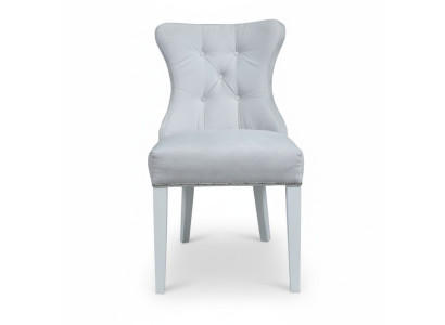 Diseñador Sillas grises Chesterfield Grupo de tapicería para hoteles Set de 2枚