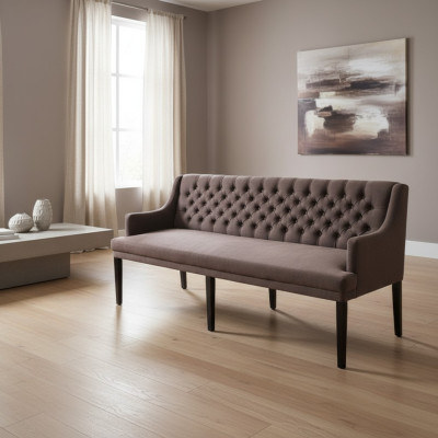Sofá bancario Chesterfield, bancos Chesterfield, tienda de restaurantes Chesterfield, sofá de cuero.