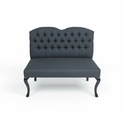 Sofá tapizado de tela Chesterfield Banco Decoración Restaurante Tienda de tela Banco de asientos