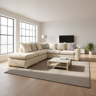 Sofá esquinero Chesterfield sofá tapizado cojines asientos esquina sofás nuevo conjunto de esquina de terciopelo.