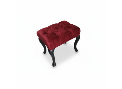 Taburete Roma Lujo Diseñador Taburete Acolchado Asiento Textil Relax Complemento Sofá Nuevo
