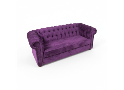 Sofá de 3 plazas Chesterfield Sofá cama con función de cama Sofás de tela nuevo