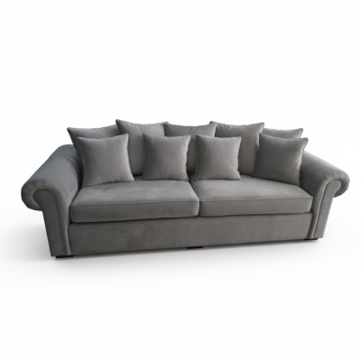 Sofá Chesterfield de 3 plazas Sofás clásicos tapizados de tres plazas en tela.