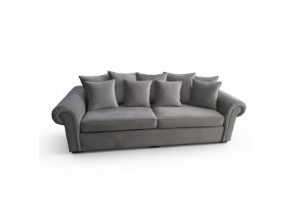 Sofá Chesterfield de 3 plazas Sofás clásicos tapizados de tres plazas en tela.