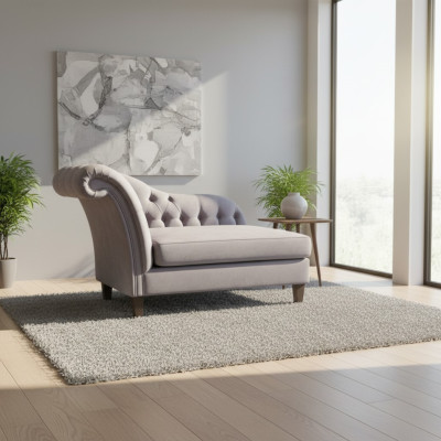 Chaiselongue chesterfield Sofá de chaise longue Liege Chaise Club Relax