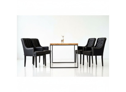 Mesa Mesa de comedor Cocinas Mesa extensible de madera moderna de madera.
