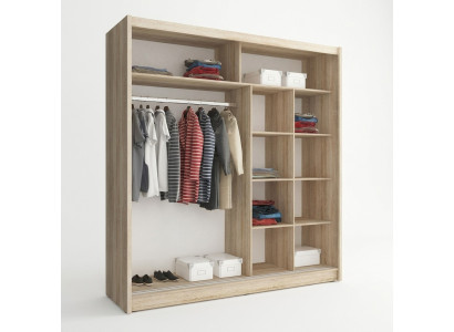 Estantería armario multipropósito para guardar ropa de 200 cm.