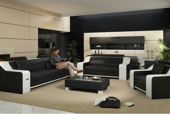 Moderno cómoda de madera aparador cómoda mueble de salón XXL