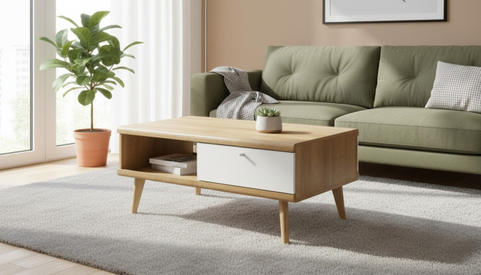 Moderna mesa de centro diseño de sofá mesas de madera para sala de estar auxiliar.