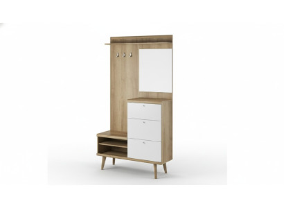Garderobe Pasillo Perchero Perchas de Pared y de Puerta & Ganchos Conjunto