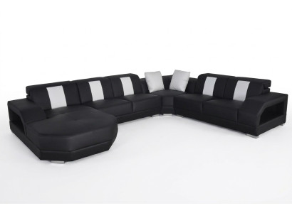 Descubre la elegancia atemporal de nuestro sofá en forma de U de diseño moderno.