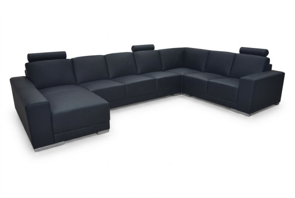 Sofá de esquina tapizado Sofás de esquina Sala de estar Paisaje de diseñador Sofás de tela con USB