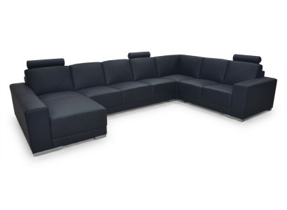 Sofá de esquina tapizado Sofás de esquina Sala de estar Paisaje de diseñador Sofás de tela con USB