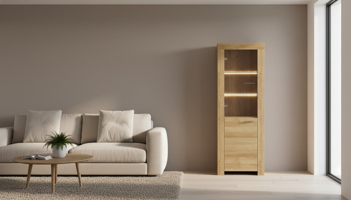 Vitrina armario cómoda sala de estar estante de vidrio vitrinas estantes madera
