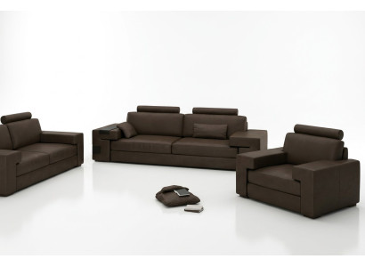 Sofá en forma de U sofá sofá de diseño almohadones de tela modernos esquina