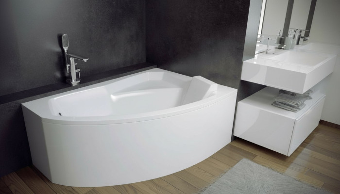 Baño imperfecto Diseño de bañera de esquina Bañeras de baño