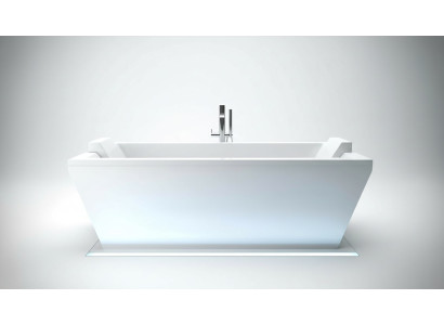 Baño de lujo bañera independiente rectangular bañera de baño