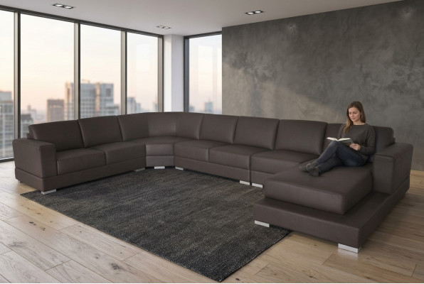 Diseño de sofá esquinero acolchado moderno con asientos paisajísticos, muebles con USB nuevos.
