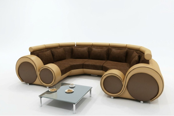 Conjunto de salón Sofá de diseñador Tela Sofá + USB Conjunto de muebles tapizados de microfibra XXL