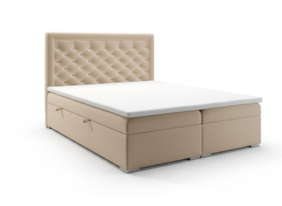 Chesterfield Cama de muelles Box Hotel Doble de lujo Camas tapizadas Función de caja