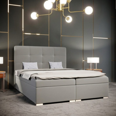 Chesterfield Boxspring Cama Hotel Doble Juego Completo Colchón Cubrecolchón Camas Nuevas