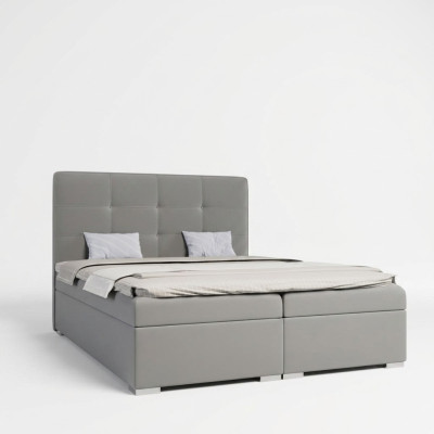 Chesterfield Boxspring Cama Hotel Doble Juego Completo Colchón Cubrecolchón Camas Nuevas