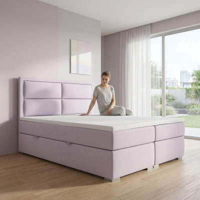 Cama boxspring de hotel doble, juego completo topper colchón camas función caja