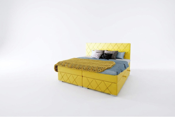 Juego de dormitorio completo cama doble colchón somier topper camas función caja