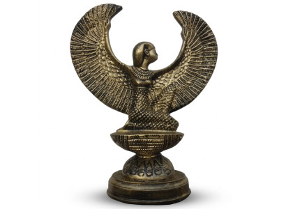 Egipto Escultura Diosa Isis Figura Estatua Estatuas Estilo Antiguo 38cm Nuevo