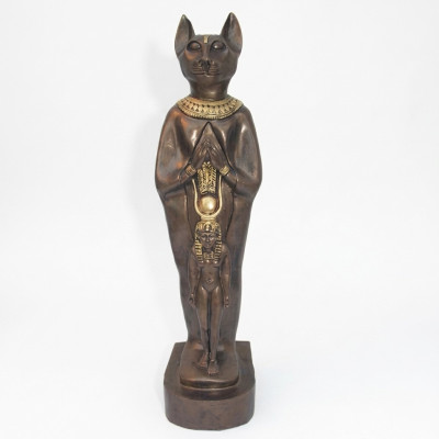 Escultura Egipto Diosa Gatos Bastet Estatuas Estatua Egipcia Figuras Faraón