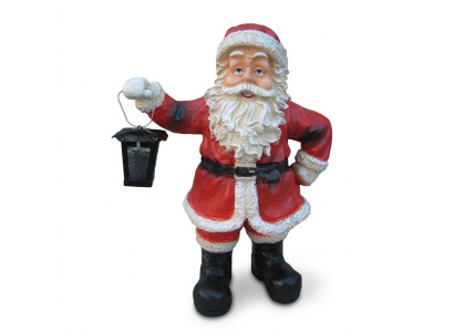 Weihnachtsmann Nikolaus Weihnachts Haus Dekoration Schlitten Figur Statue Deko