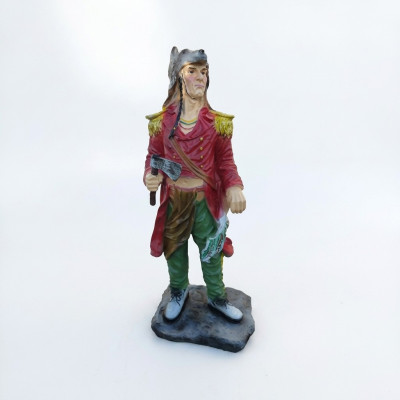 Estátua Escultura Leñador 75 cm Figura Estatuas Esculturas Figuras pintadas a mano