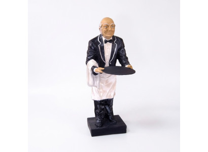 Figura de mayordomo Estatua Figuras Estatuas Escultura Restaurante Hotel Almacenamiento Camarero Nuevo