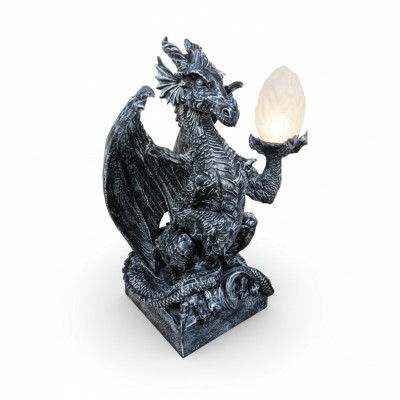 Figura decorativa LÁMPARA estatua de dragón escultura 75cm Figuras Esculturas Nuevo WG2020 N2