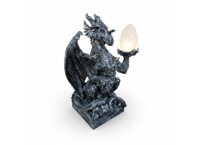 Figura decorativa LÁMPARA estatua de dragón escultura 75cm Figuras Esculturas Nuevo WG2020 N2