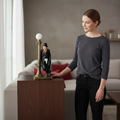 Deko Figur Figura de estatua Lámpara 110 cm Figuras Estatuas Esculturas Nueva WG2020 P1