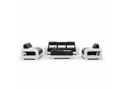 Conjunto de diseño de sofá con USB, sofá tapizado conjunto de tapizado Nuevo H2209