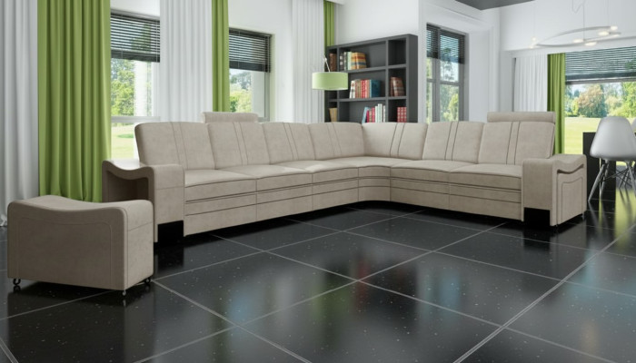Tela sofá Textil tapicería sofá esquinero sofá + USB sofá esquinero salón sofá de tela