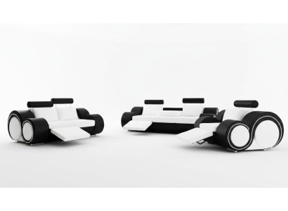 Sofá + Almohadillas USB, sofá 3+2+1 Conjunto de almohadillas de diseñador para salón de relax.