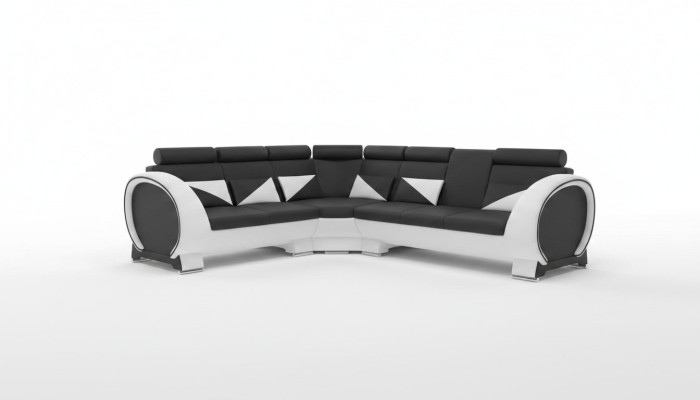 SOFA ESQUINA SOFÁ DE ESQUINA DISEÑO *SELECCIÓN DE COLOR* SOFÁ + USB, CUERO SOFÁ DE CUERO CONJUNTO DE CUERO