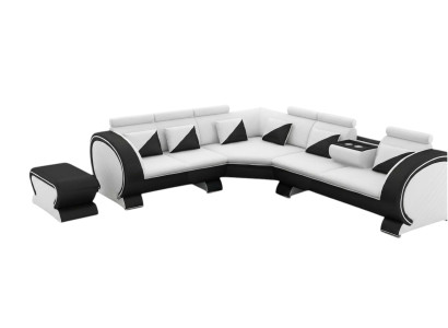Sofá esquinero de diseñador salón con USB tapizado conjunto de muebles de salón sofás sofás de salón.
