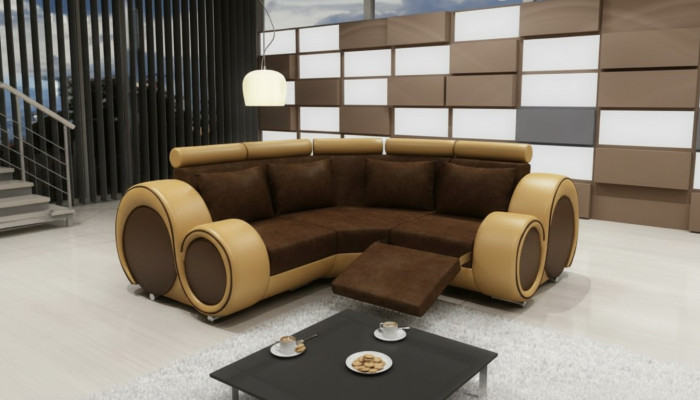 SOFÁ TAPIZADO SOFÁ DE SALÓN SOFÁ CON FUNCIÓN DE RELAX SOFÁ ESQUINERO Fabricación a medida USB