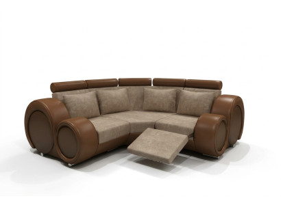 SOFÁ DE TELA TEXTIL SOFÁ DE SALA DE ESTAR BERLINX CON FUNCIÓN DE RELAX SOFÁ ESQUINERO CON USB