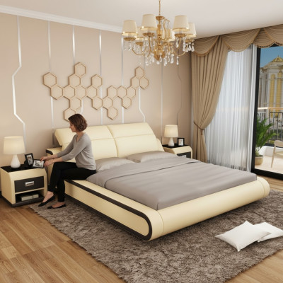Cama con USB Cama tapizada Cama doble Cama matrimonial Camas 140/160/180 LB8835
