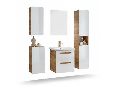 Diseño Cuarto de baño Muebles de baño Conjunto de 5 piezas Armario Lavabo