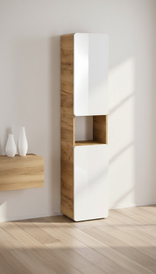 Estantería de baño Armario alto colgante de 170 cm Armario de baño