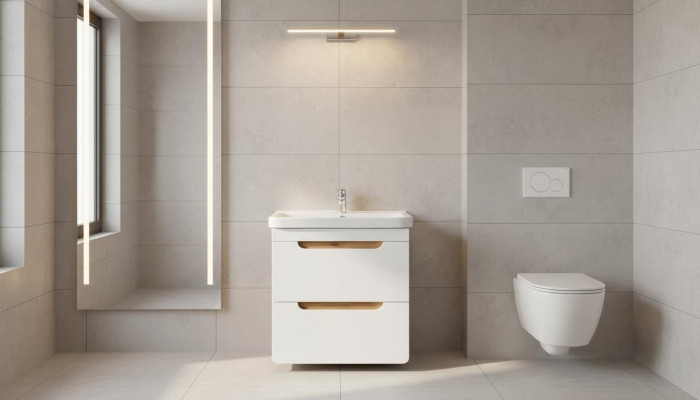 Diseño Lavabo 57cm Lavabo de baño Lavabo de baño