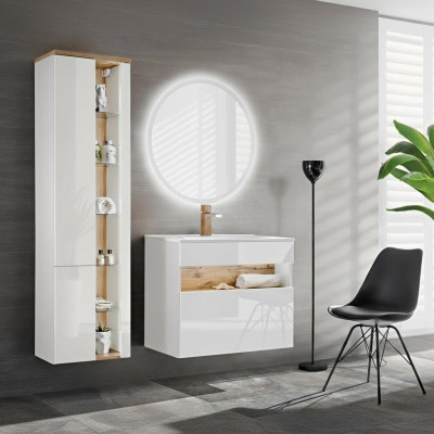 Diseño de muebles de baño Juego de baño de 3 piezas Armario Lavabo