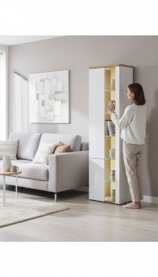 Mueble de baño Armario alto Estante Muebles para baño Estante Baño