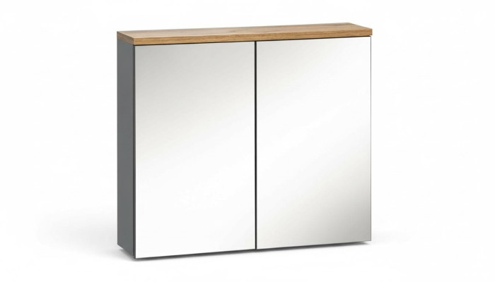 Armario con espejo para la pared de 80 cm de baño